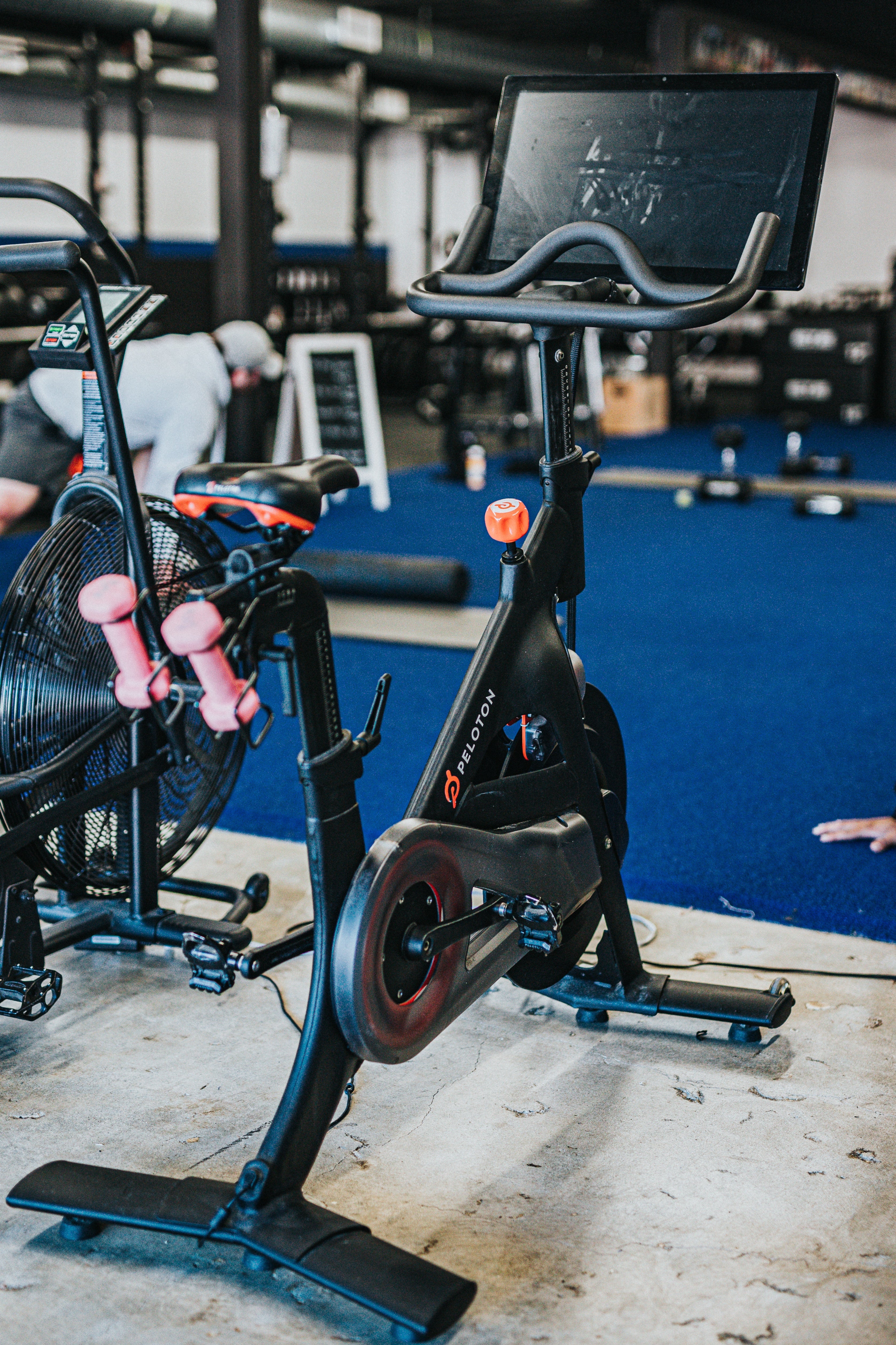 Indoor cycling with real bike sale